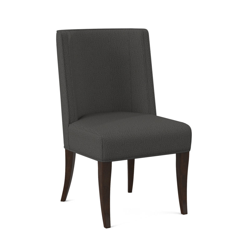 Bandeau Dining Chair, American Walnut, Filigree Ivory 100% Polyester