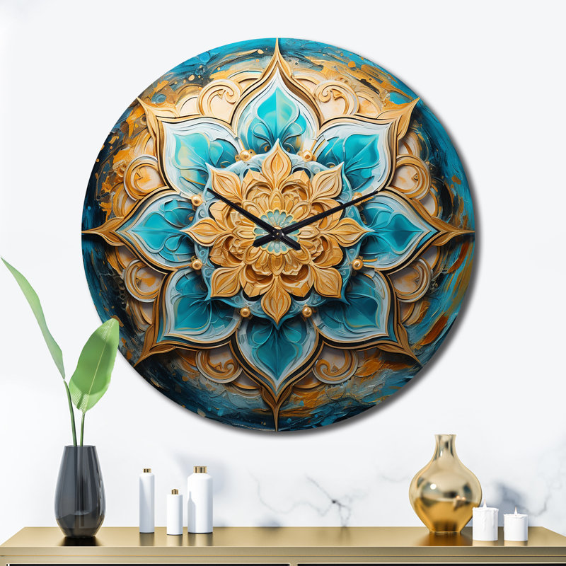 Horloge murale Divine Mandala, Très grand