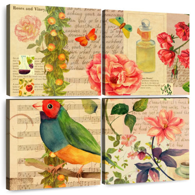 Brampt Colourful Bird Letters