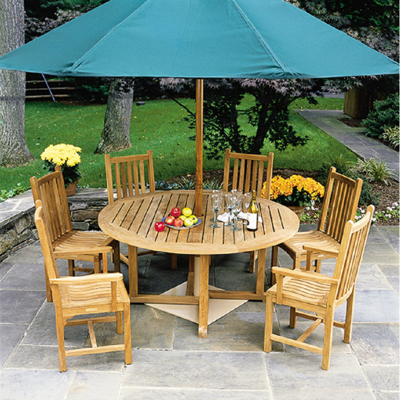 Classic Outdoor Dining Armchair, Ash