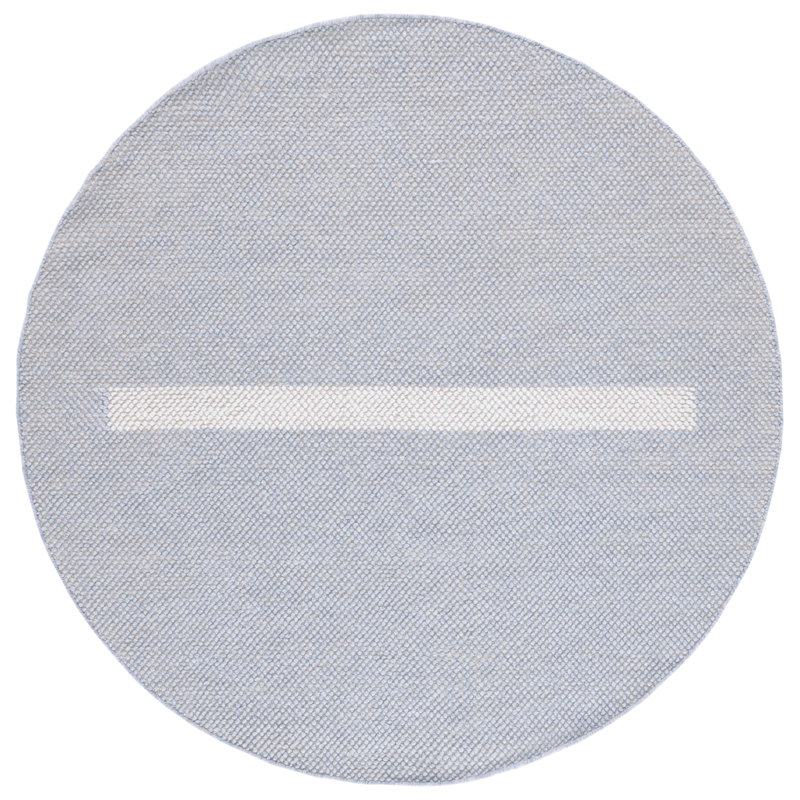 Mariali Flat Weave Wool Rug, Round 6'