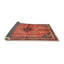 Tapis oriental rouge et bleu-1064413528