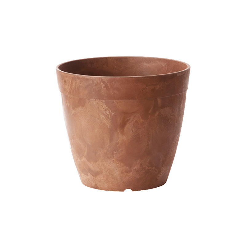Nashville Pot Planter, Rust, 11.25" H x 12.5" W x 12.5" D