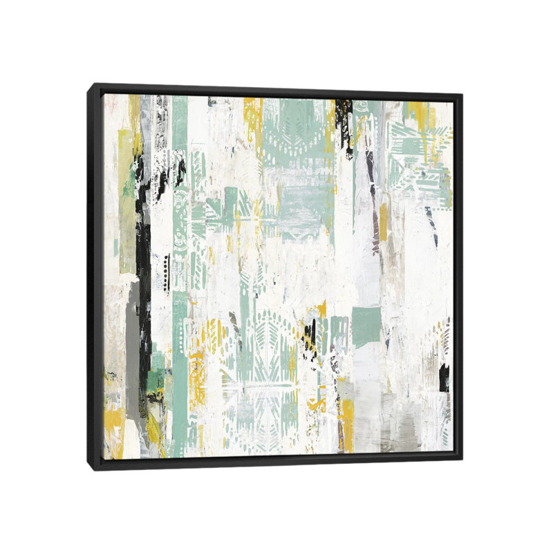 «Spring II», reproduction sur toile, H 18 po x l 18 po x P 1,5 po, Toile encadrée noire, Pas de tapis