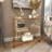 Brass Metal Rolling 3 Shelf Home Bar Cart with Lockable Wheels, 38" x 14" x 31"