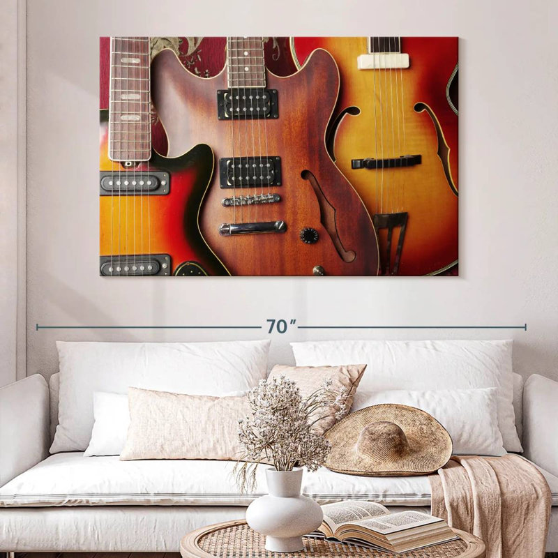 Collection de guitare acoustique Abarca, H 34 po x l 51 po