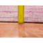 Tapis de couloir vertical en laine noué à la main 2 pi 6 po x 6 pi 4 po rose 02D29CB2F391472CAE3CD982983A4B6A
