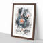 Peach Jellyfish - Framed Print-56741582-56741585