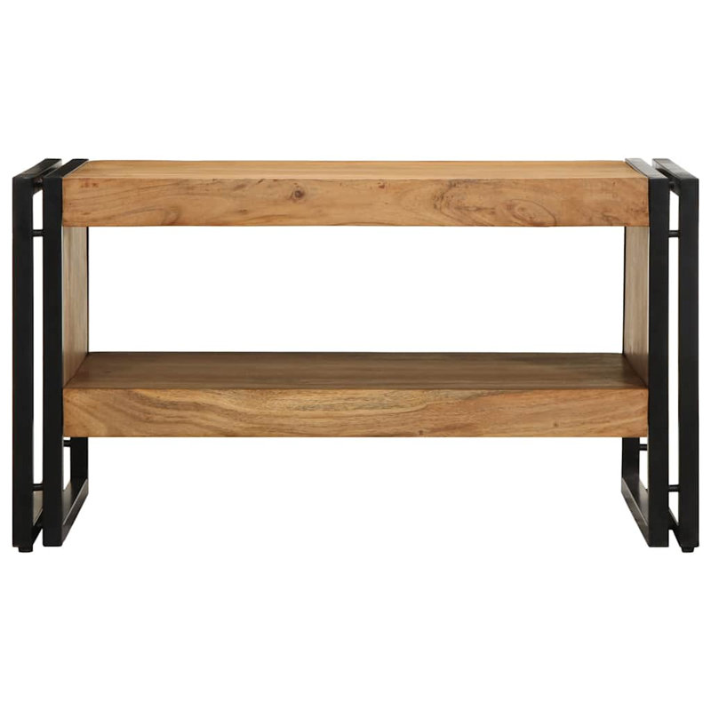 Coffee Table with Storage, Brown Oak , 38" H x 70" L x 50" W