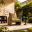 Fauteuil d'appoint en chenille-1429683441