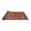 Tapis brun à motif oriental-212171457