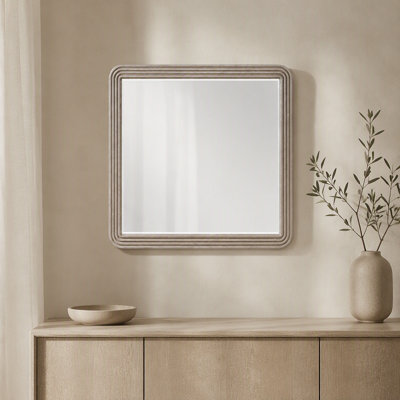 Miroir en chêne clair