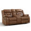 2 Seater Faux Leather Reclining Loveseat