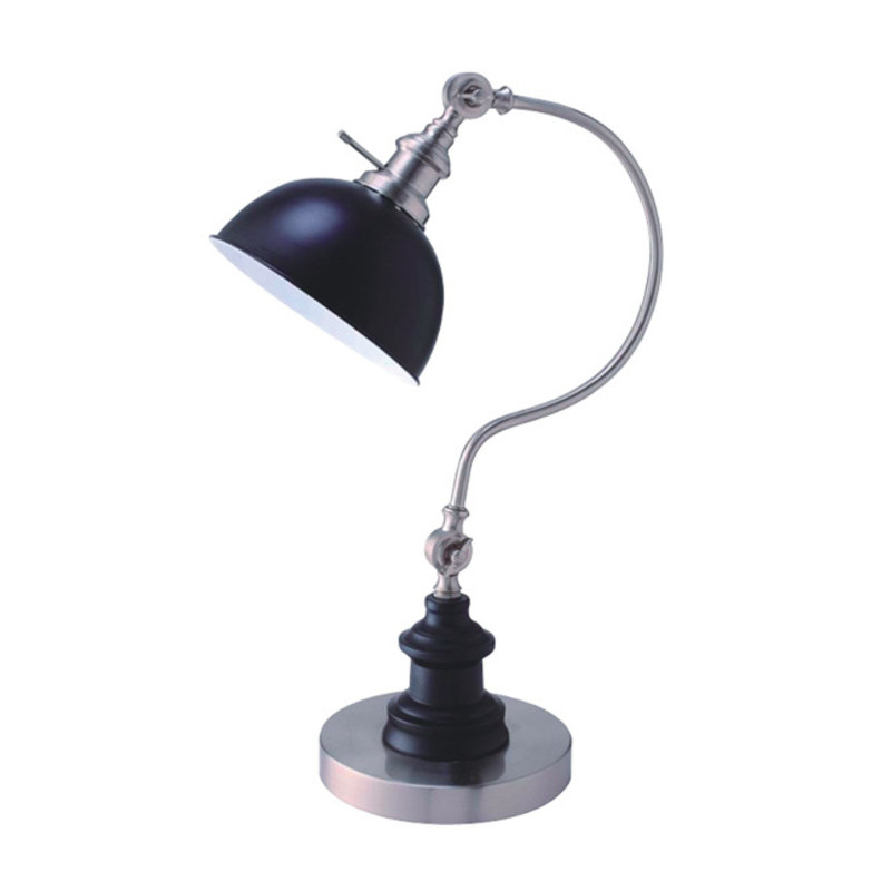 Lampe de bureau noire 22 "h