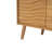 Frankie Mid-Century Modern Wood Sideboard With Wavy Textured Doors And Adjustable Shelves