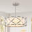 3 - Light Dimmable Drum Chandelier-1705027103