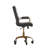 Mid-Back Executive Swivel Office Chair with Arms, and Transparent Roller Wheels-1784944231-1784944216
