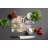 Decorating Easter Borzoi Glass Cutting Board