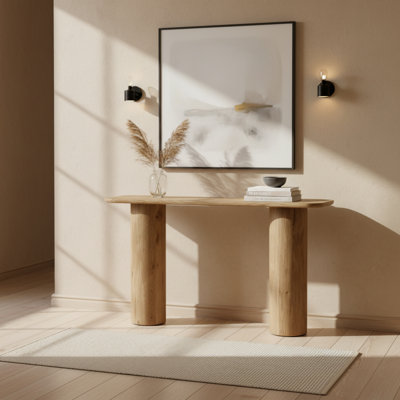 Astro 47" Oak Console Table, Brown