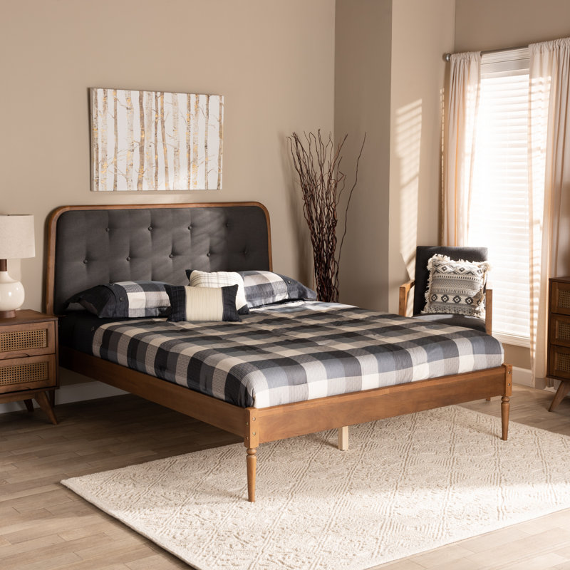 Maurice Upholstered Slat Bed, Full / Double