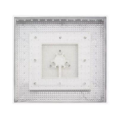 8" Square Led Rainfall Shower Head Led 7 Color Changing Thin Top Sprayer