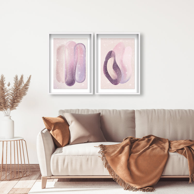 Berry Love Set Set by Oliver Gal, 111"H x 75"W, White Shadowbox
