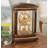 Roman Numeral Walnut Quartz Movement / Crystal Tabletop Clock in