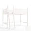Lit mezzanine en bois massif avec garde-corps pleine longueur, échelles et amplement d'espace sous le lit-1056704200-1056704203