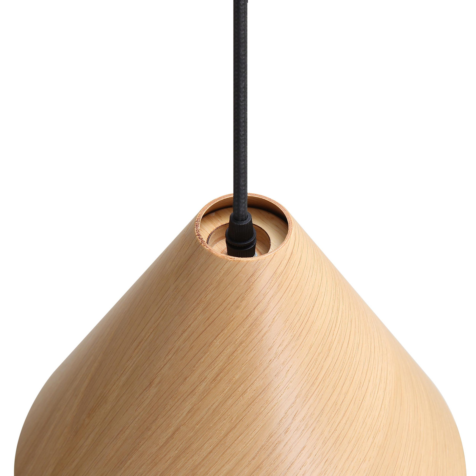 Dimmable 2-Light Pendant, Light Walnut