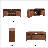 Elegant Curved TV Stand With Hidden Storage, Modern TV Console Media Console For Tvs Up To 65"-1702811390