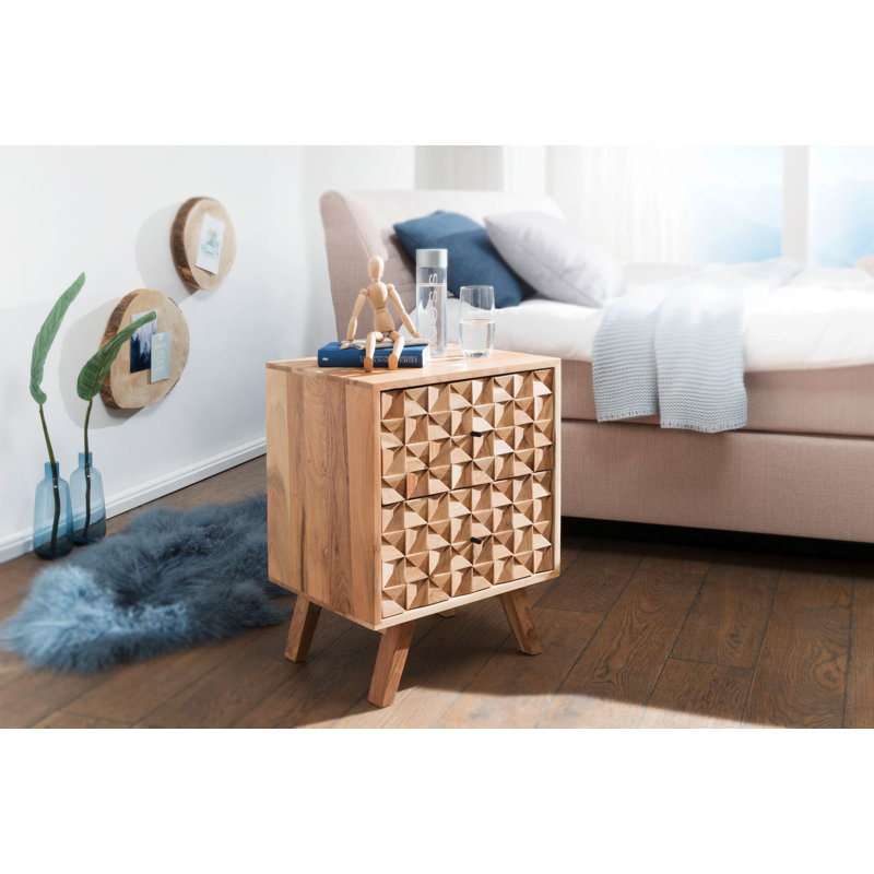 Bobrow 44cm W Bedside Table