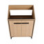 Meuble-lavabo 24 po sans lavabo supérieur, armoire de rangement moderne avec 2 portes à fermeture douce, meuble-lavabo simple-1574647439