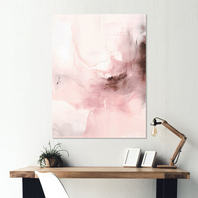 " Pink Delicate Abstract Marble IV "