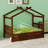 Wooden House Bed With Drawers-1246894769-1246894770