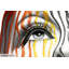 Acrylic Painting Striped Contours