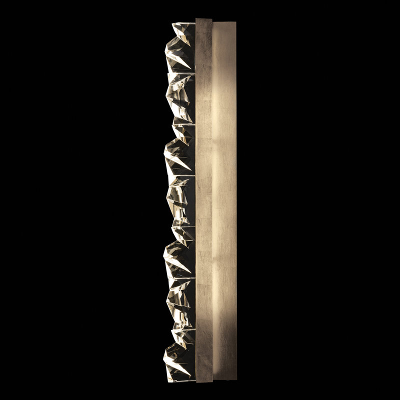 6 - Light LED Flush Mounted Sconce, Soft Bronze