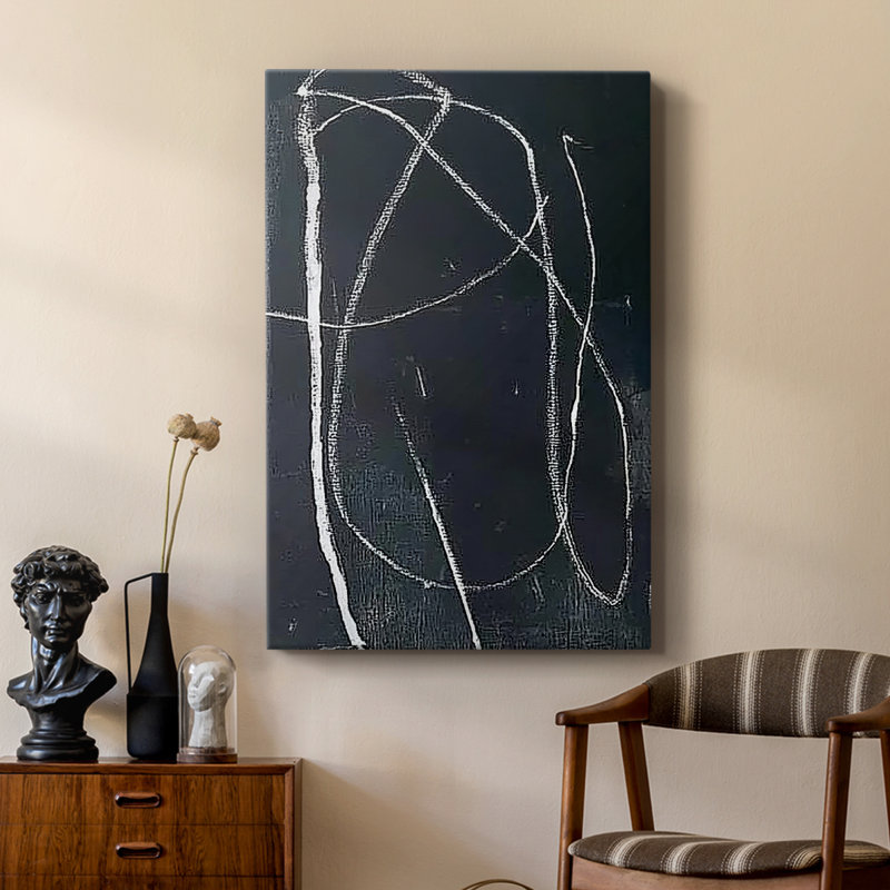 ABSTRACT Series DCXIX -Custom Wrapped Gallery Cavas, 48" H x 32" W