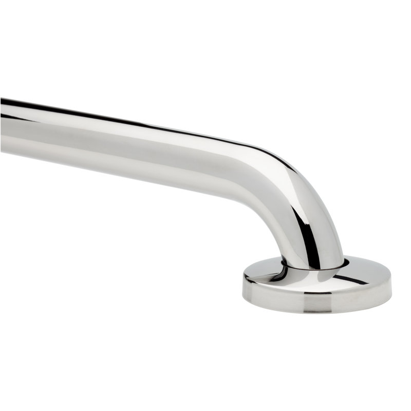No Drill Gripp Grab Bar, Polished Stainless, 3" H x 27" L x 3" D