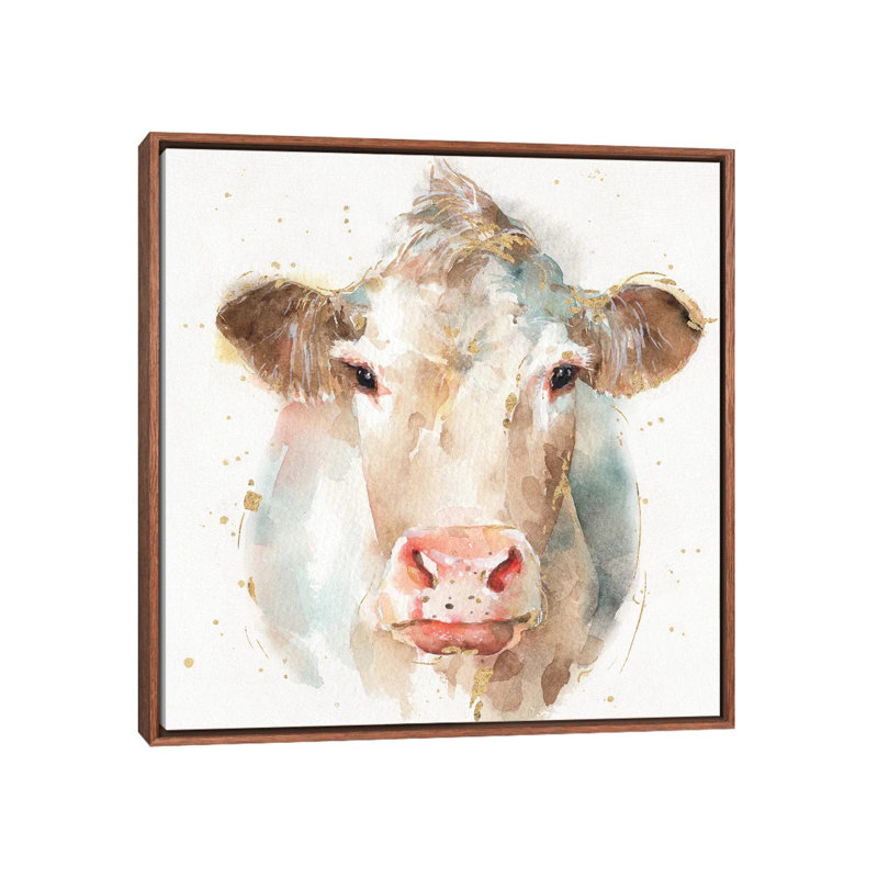 «Farm Friends II» par Lisa Audit - reproduction d'art, H 18 po x l 18 po x 1,5 po, Toile avec cadre en bois classique