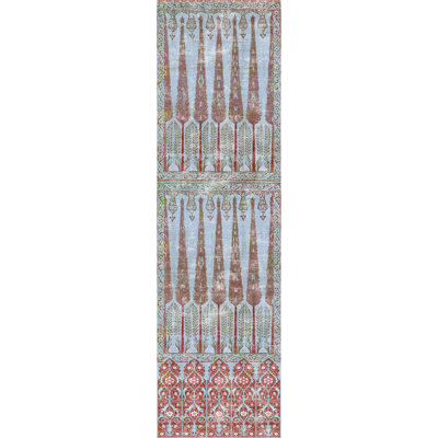 Panneau de papier peint avec repose-pieds L 12 pi x l 34 po Topkapi