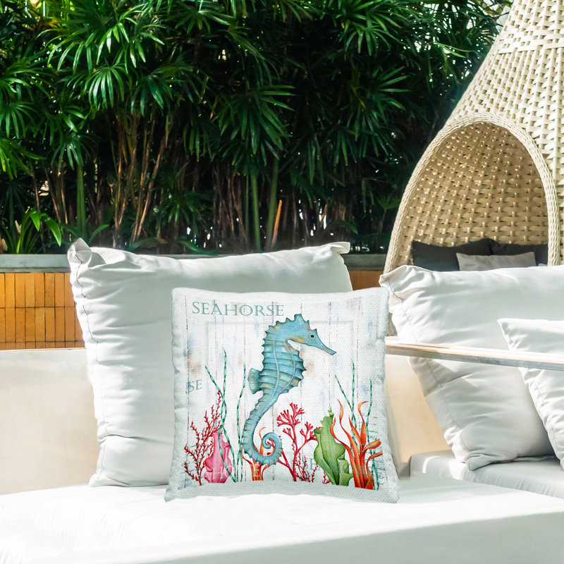 Coussin décoratif rayé intérieur / extérieur