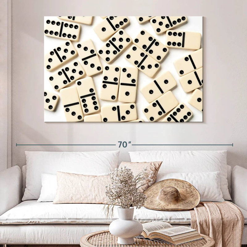 Senne Classic Dominoes, 34" H x 51" W
