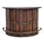 Bar courbé en bois-731436897