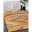 Tapis abstrait rose / rouge / orange Monya-271233224