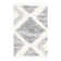 Tapis gris / blanc Rodney