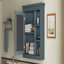 Armoire à pharmacie 30 po x 28 po, armoire de rangement murale pour salle de bain, armoire murale moderne avec miroir, armoire à pharmacie, armoire à miroir avec 3 tablettes ouvertes (meuble-lavabo non inclus)