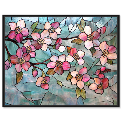 «Shimmering Spring Blossoms I», art floral sur toile par Art Remedy