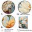 «Blue Blooms Zinnias Flowers I» sur toile-1833066055-1619773684