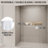 44-48 In. W X 72 In. H Double Sliding Shower Door, Semi-Frameless Bypass Bathroom Sliding Door With 1/4" (6Mm) Tempered Glass For Walk-In Shower-110270960