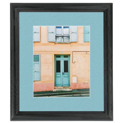 Wood Matte Picture Frame with Mat